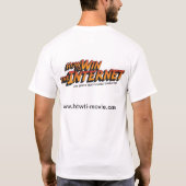 T-shirt de zombi de HTWTI (Dos)