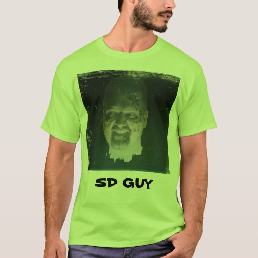 T-shirt de zombi de TWD de SDGuy (Devant)
