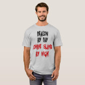 T-shirt Deacon Zombie plaisanter (Devant entier)