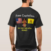 T-shirt Dead.com bleu et confirmé (Dos)