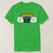 T-shirt Dead Inside Nihilist 80s Rainbow Graphic Design (Design devant)