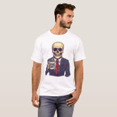 T-shirt Dead Inside Skull � Funny Workday Skeleton (Devant entier)