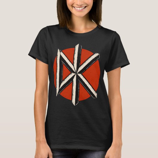 T-shirt Dead Kennedys sur cercle rouge (Devant)
