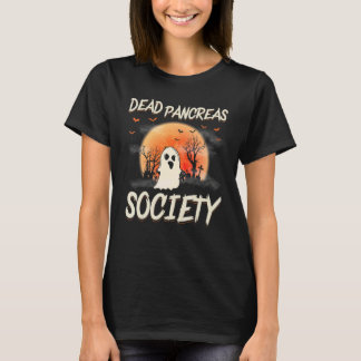 T-shirt Dead Pancreas Society Ghost Diabetes Awareness Hal