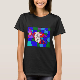 T-shirt Deadly ed Piranha Fish By Alex