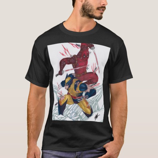 T-shirt Deadpool & Wolverine (Devant)