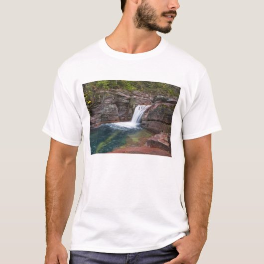 T-shirt Deadwood Falls sur Reynolds Creek à l'automne en (Devant)