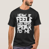 T-shirt Deaf Pride ASL Sign Language How It Feels When Peo (Devant)