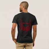 T-shirt d'Eagle de sang (Dos entier)