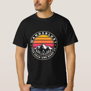 T-shirt Déambuler Restez Calme Et Campez