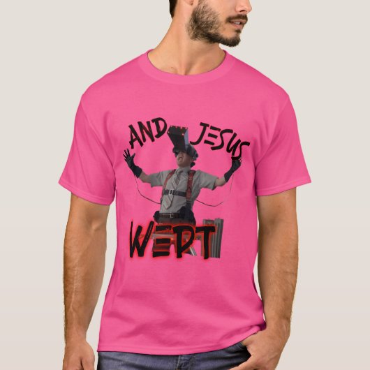 T-shirt Dean Pelton - Et Jésus Wept (Devant)