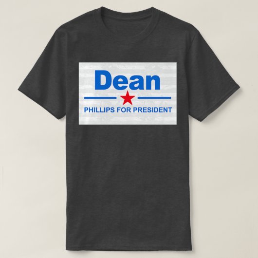 T-shirt Dean Phillips, président (Design devant)