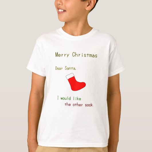 T-shirt Dear Santa (Devant)
