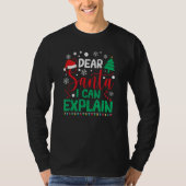 T-shirt Dear Santa I Can Explain Christmas Pajamas Xmas P (Devant)