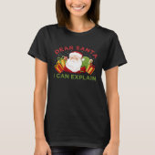 T-shirt Dear Santa I Can Explain  Ugly Christmas (Devant)