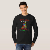 T-shirt Dear Santa It Was His Fault Siblings Matching Xmas (Devant entier)