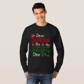 T-shirt Dear Santa She (Devant entier)