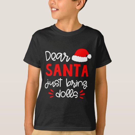 T-shirt Dear Santa Shirt Funny Matching Family Christmas P (Devant)
