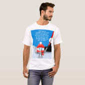 T-shirt Dear Santa Take the Shot Golf Shirt  (Devant entier)
