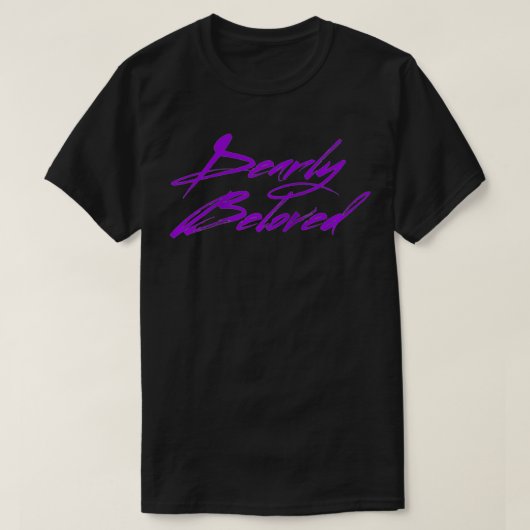 T-shirt Dearly Beloved 80s Retro Concert  (Design devant)
