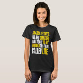 T-shirt Dearly Beloved We Are Gathered Here Today Get Thro (Devant entier)