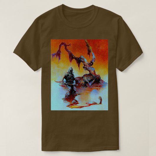 T-shirt Death dealer 4 néon (Design devant)