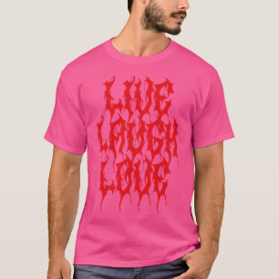 T-shirt Death Metal Live Rire Amour