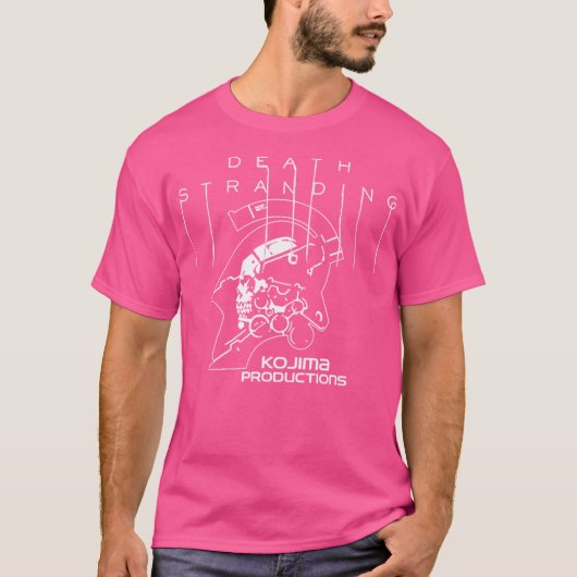 T-shirt Death Stranding - Logo Text Et Kojima (Devant)