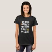 T-shirt Death Valley Hottest Place On Earth Retro Desert S (Devant entier)