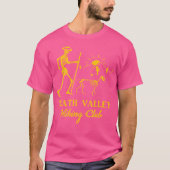T-shirt Death Valley Randonnée Club Man Dog Skeletons Dese (Devant)