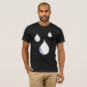 T-shirt d'eau-gouttelettes de projet de formule (Devant entier)