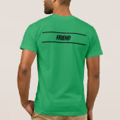 T-shirt Deb de l'équipe masculine, personnalisable (Dos)