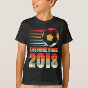 T-shirt Débardeur anniversaire 8 ans Awesome Since 2018 So