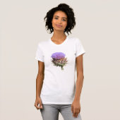 T-shirt Débardeur - Chardon et nom (Devant entier)