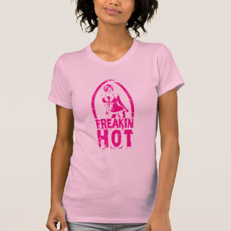 T-shirt Débardeur chaud de roses indien de logo de filles