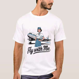 T-shirt Débardeur de base d'hôtesse de l'air scandinave