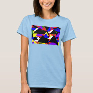 T-shirt Débardeur de base multicolore Abstrait (bleu)