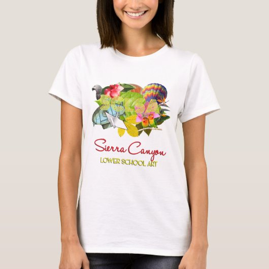 T-shirt DÉBARDEUR de base SCLSA pour femmes (Devant)