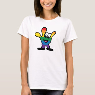 T-shirt Débardeur de culture de Flowy des femmes de fiert