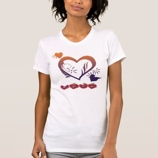 T-shirt Débardeur de dames de SDA (AMOUR) (Devant)