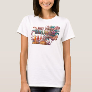 T-shirt Débardeur de déclaration artistique rouge MAIS D'A