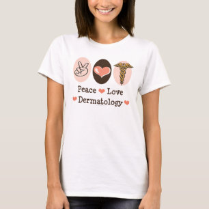 T-shirt Débardeur de dermatologie d'amour de paix
