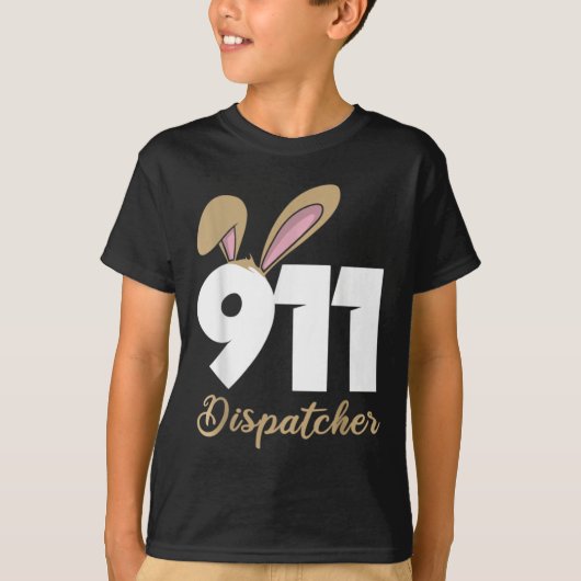 T-shirt Débardeur de dispatch 911 de Pâques (Devant)