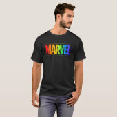 T-shirt Débardeur de logo Marvel Rainbow Gradient (Devant entier)