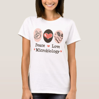T-shirt Débardeur de microbiologie d'amour de paix