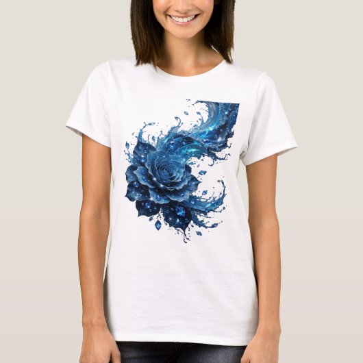T-shirt Débardeur Déclaration Dynamic Blue BLUE ROSE (Devant)