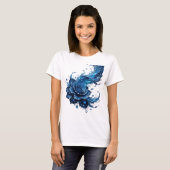 T-shirt Débardeur Déclaration Dynamic Blue BLUE ROSE (Devant entier)