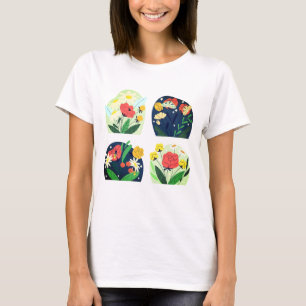 T-shirt Débardeur fleuri pour femmes