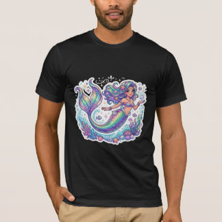 T-shirt Débardeur graphique Pastel Mystic Mermaid | Océan 