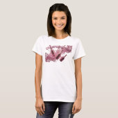 T-shirt Débardeur graphique Statement Pink CHAMPAGNE TIME (Devant entier)